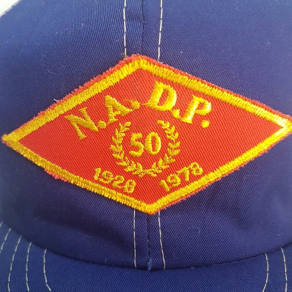 Vintage 70s NADP Hat Snapback Farmer Trucker Hat Classic Cap 50 Years 1928 1978 - Picture 3 of 16